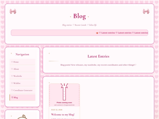 blog screenshot