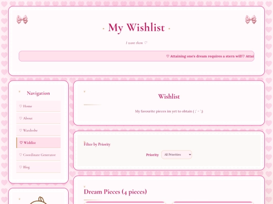 wishlist screenshot