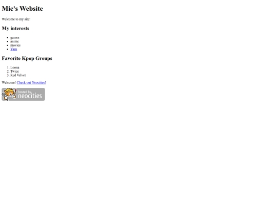 index screenshot