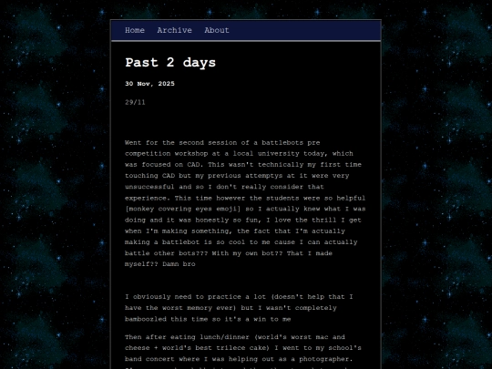posts/2025-11-30-Past-2-days screenshot