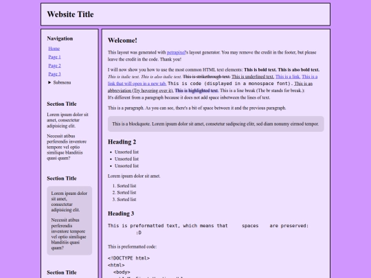 index screenshot