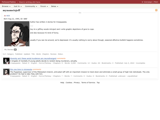 system/jeff/userpage screenshot