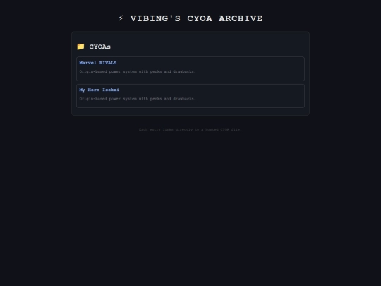index screenshot