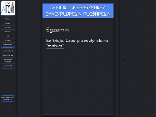 pleśńpedia/egzamin screenshot