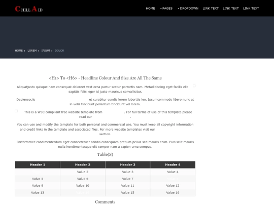 pages/sidebar-right screenshot