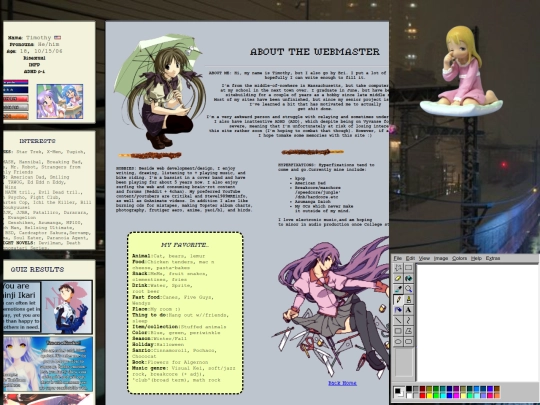 aboutme screenshot