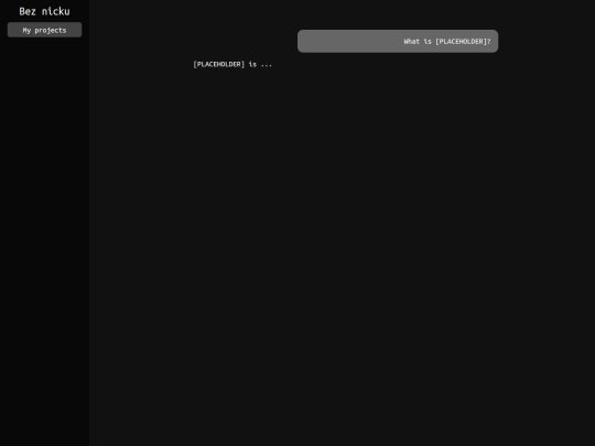 projects screenshot