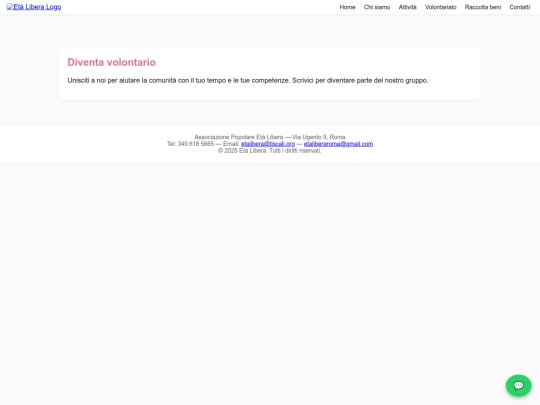 volontari screenshot