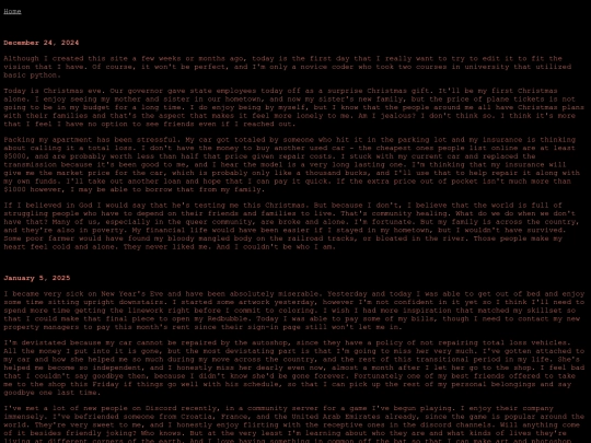 blog screenshot