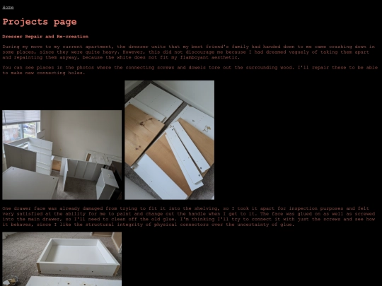 projects screenshot