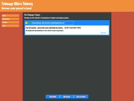 devlogs screenshot