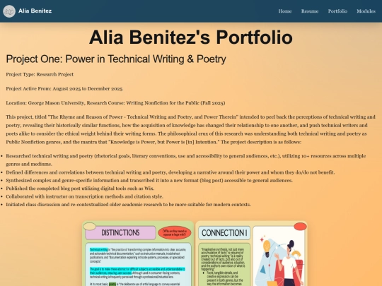 portfolio/project1 screenshot