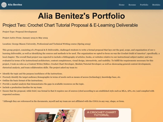 portfolio/project2 screenshot