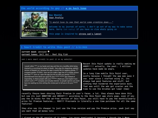 ramblings screenshot