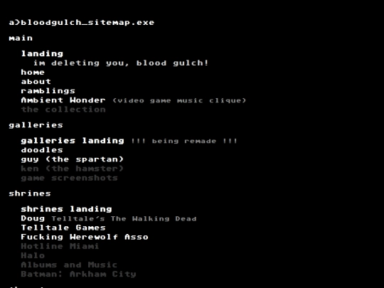 sitemap screenshot