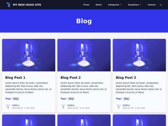 categories/blog screenshot