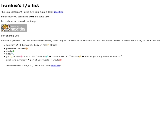folist screenshot