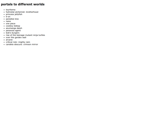 interests/series screenshot
