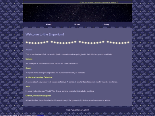 Library screenshot