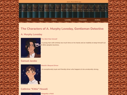 Loveday/LovedayCharacters screenshot