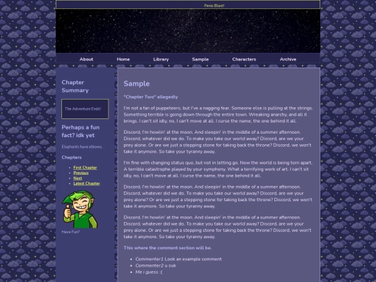 SampleChapterTwo screenshot