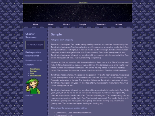 SampleFirstChapter screenshot