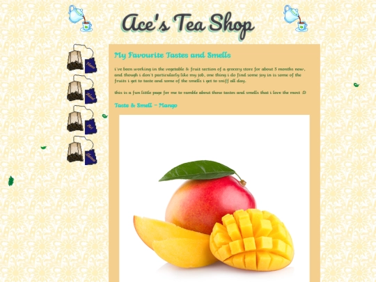 tastes screenshot