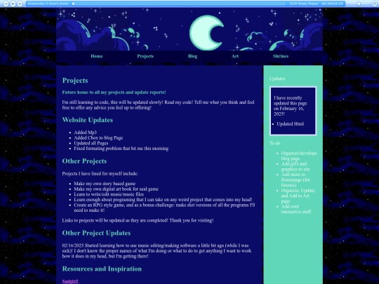 projects screenshot