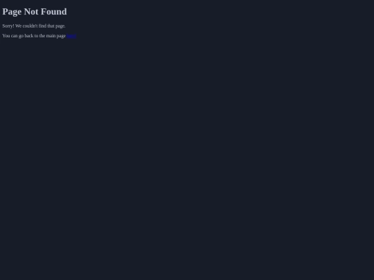 not_found screenshot
