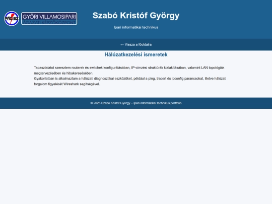 network screenshot