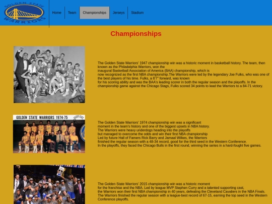 championships screenshot