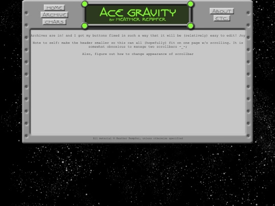 acegravity/home screenshot