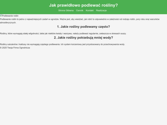 podlewanie-roslin screenshot