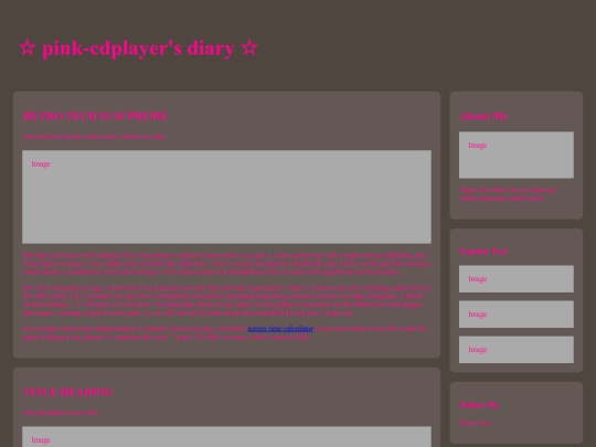 blog screenshot