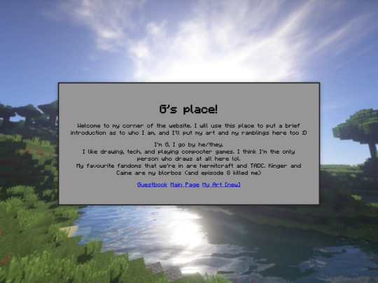G/home screenshot