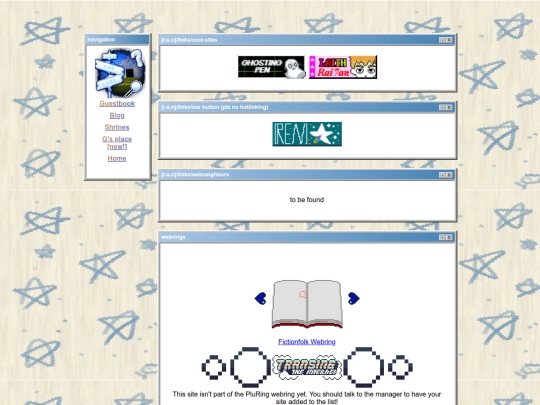 Links/buttons screenshot