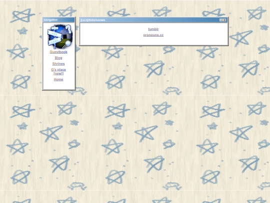 Links/socials screenshot