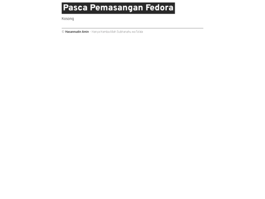 fedora screenshot