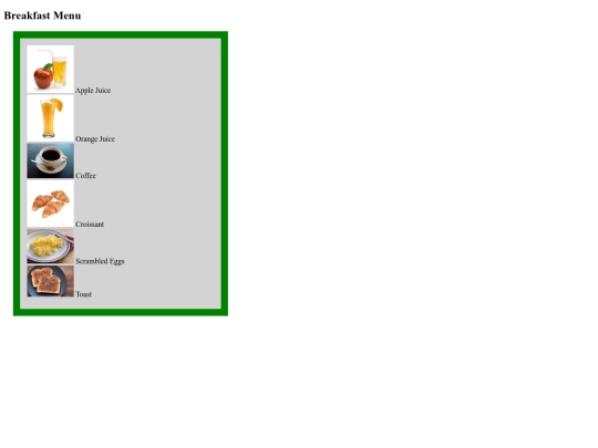 Restaurant Menu /Menu screenshot