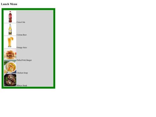 Restaurant Menu /Menu2 screenshot