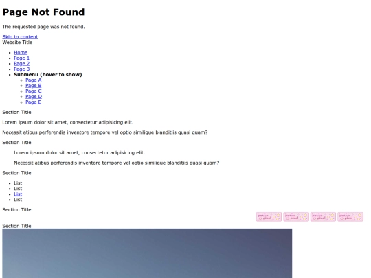 not_found screenshot
