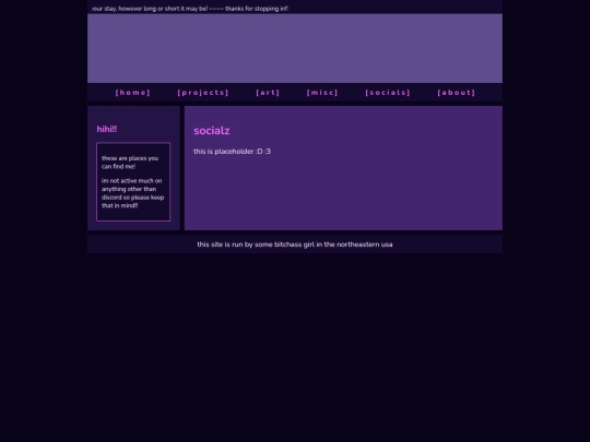 socials screenshot