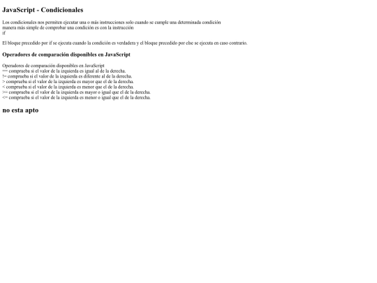 JAVASCRIPT/js-condicionales screenshot