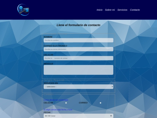 contacto screenshot