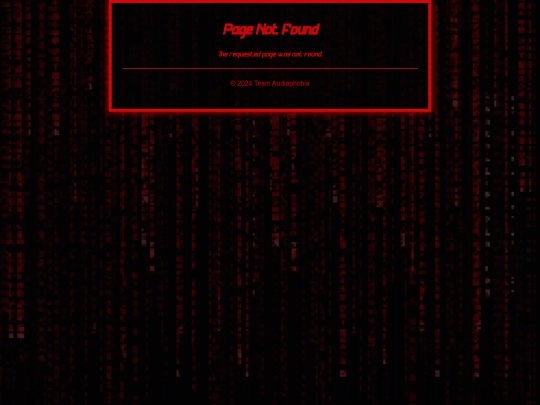not_found screenshot