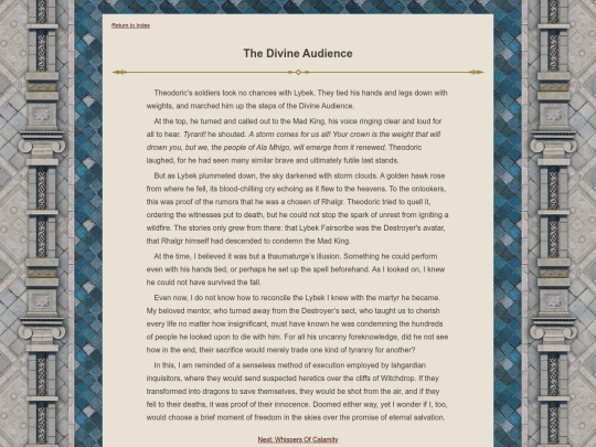 tales/the-divine-audience screenshot