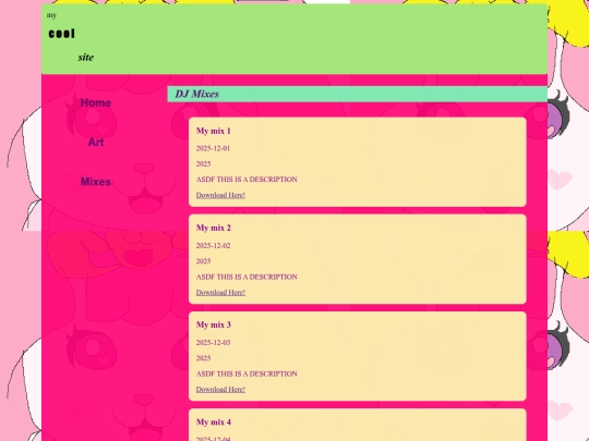 mixes screenshot
