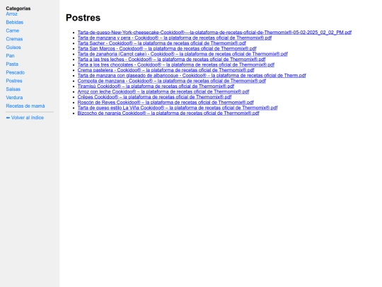 Postres screenshot
