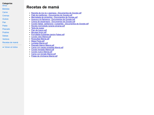 Recetas de mamá screenshot