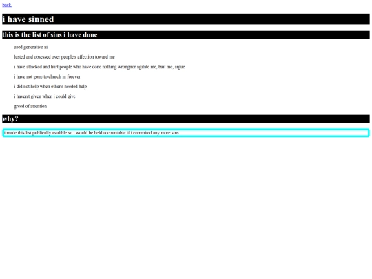 blogging/ihavesinned screenshot